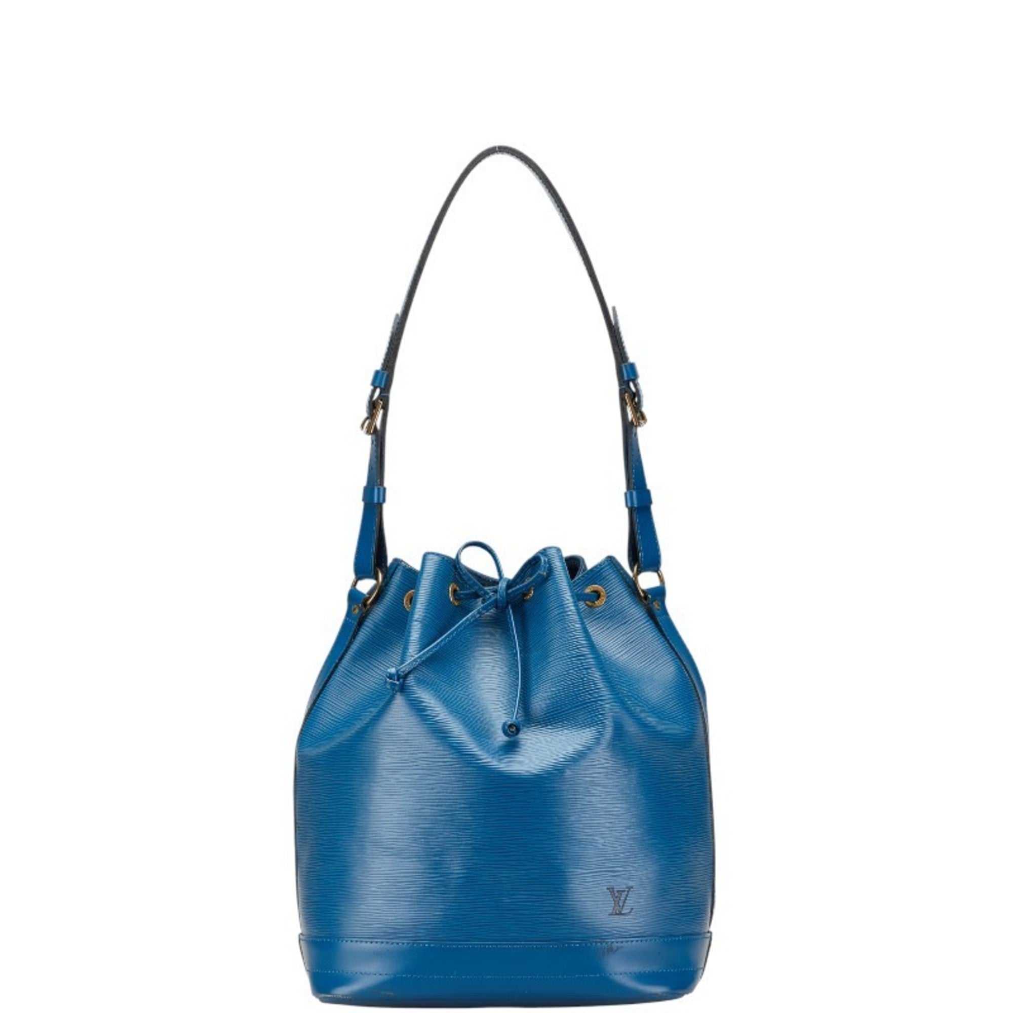 Louis Vuitton Epi Toledo Blue Leather Handbag Shoulder Bag