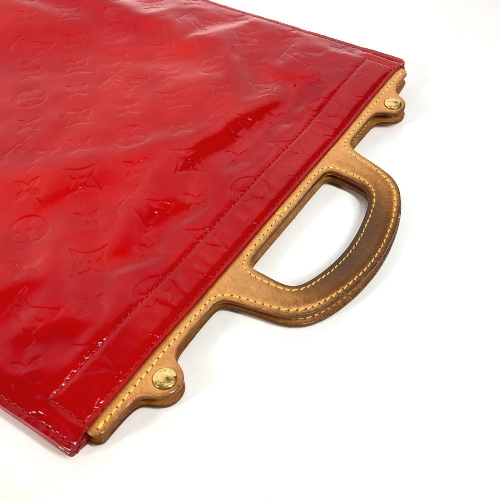 Louis Vuitton Monogram Vernis Red Color Monogram Vernis Handbag