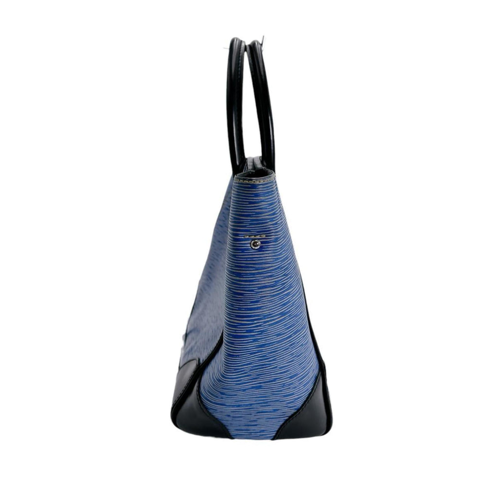 Louis Vuitton Blue Epi Leather Handbag