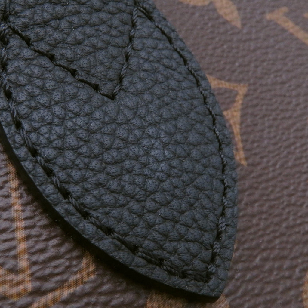 Louis Vuitton Noir Monogram Leather Tote Bag