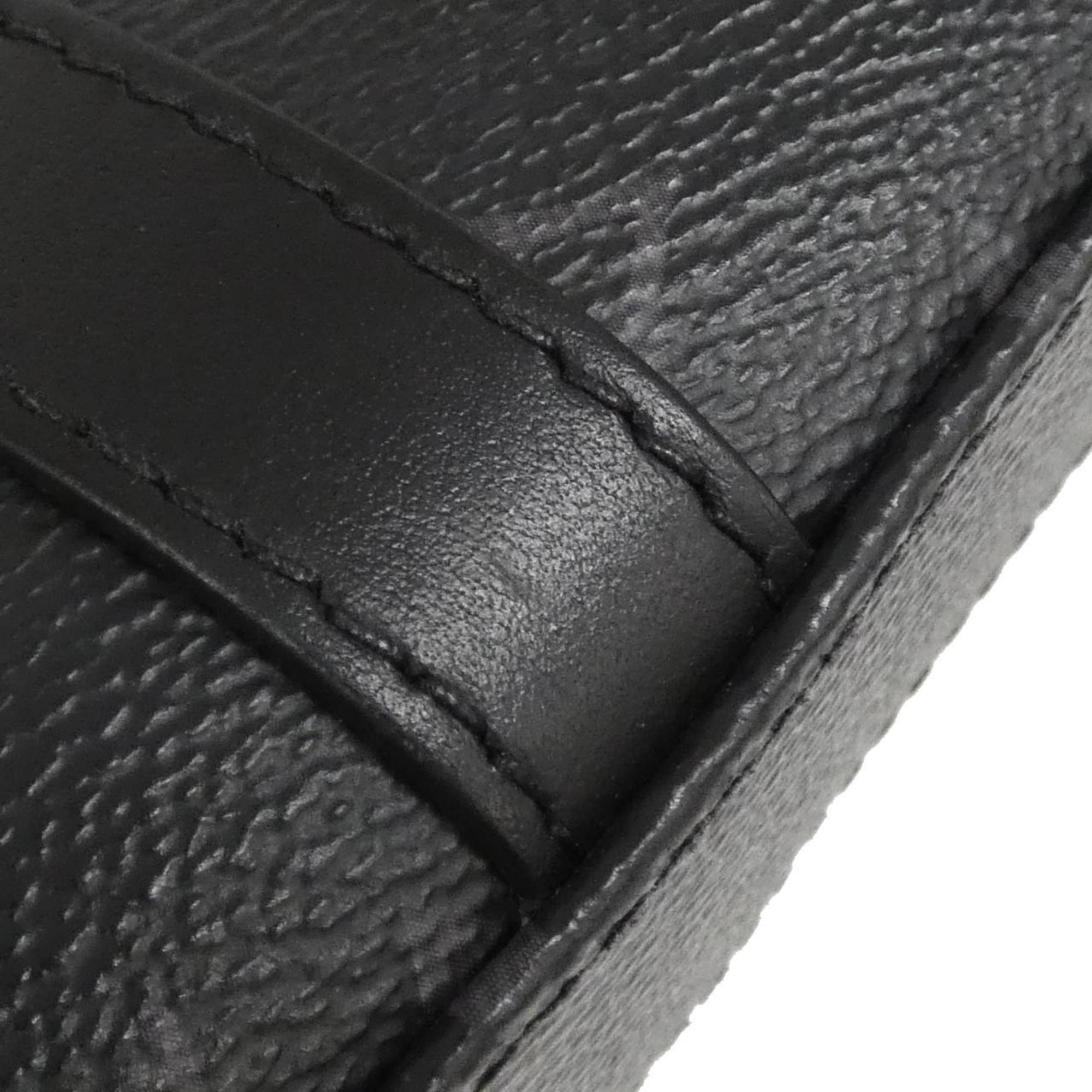 Louis Vuitton Black Coated Canvas Handbag
