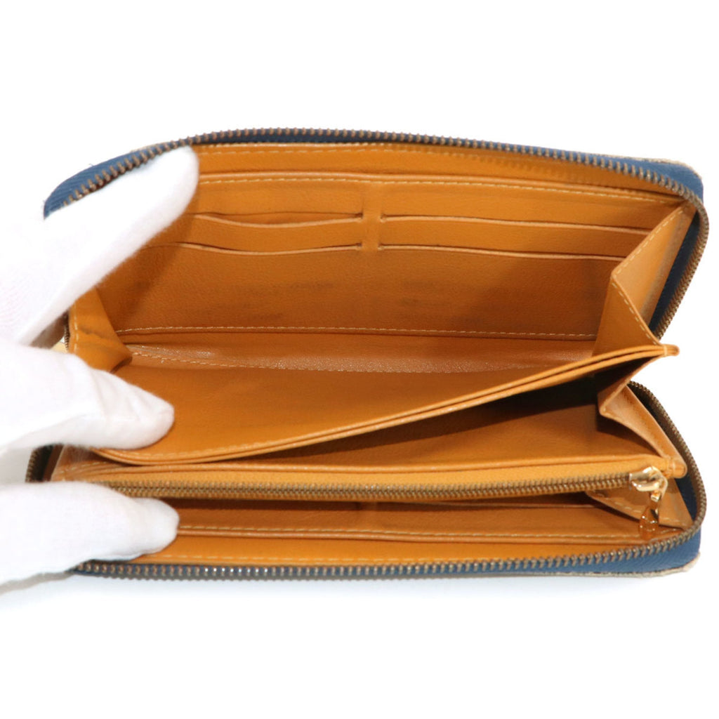 Louis Vuitton Blue Monogram Denim Long Wallet