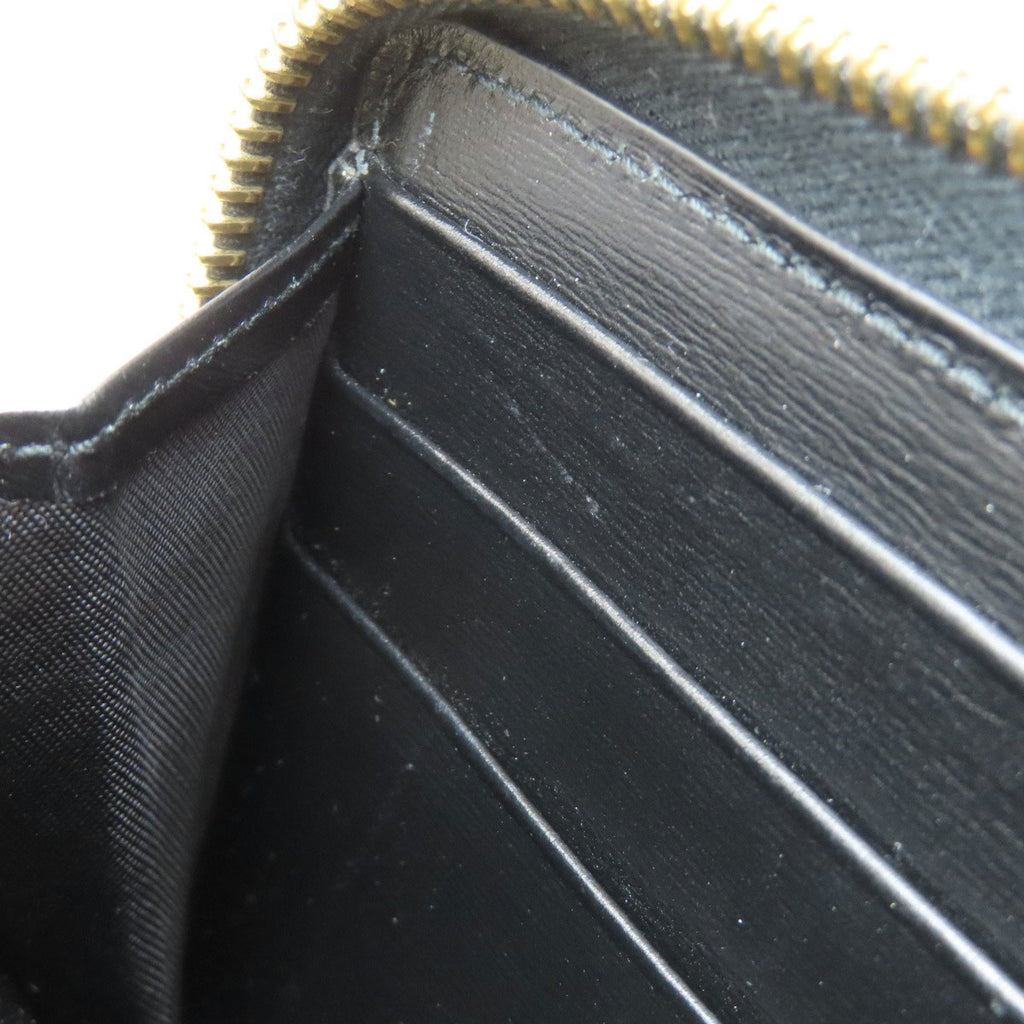 Gucci Black Leather Long Wallet (Bi-Fold) (Pre-Owned)