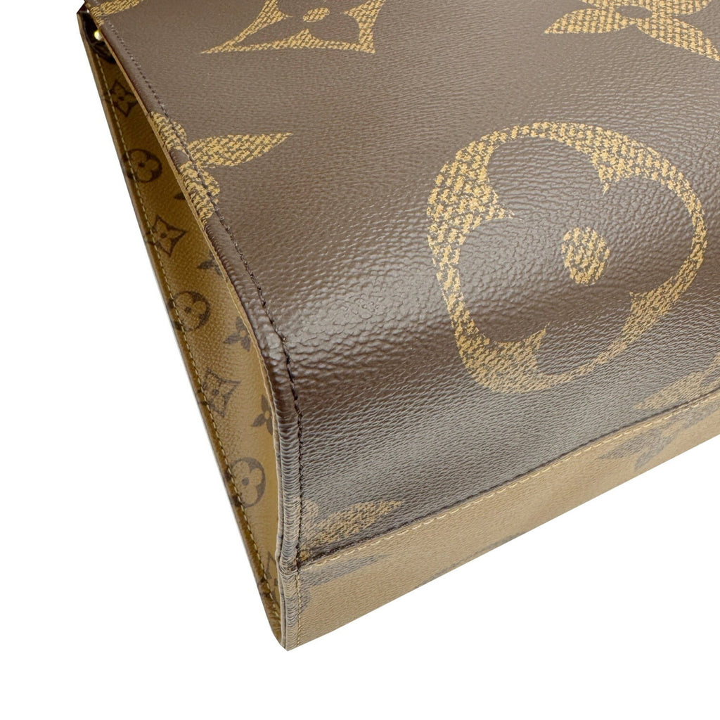 Louis Vuitton Brown Monogram Monogram Reverse Monogram Monogram Reverse Tote Bag