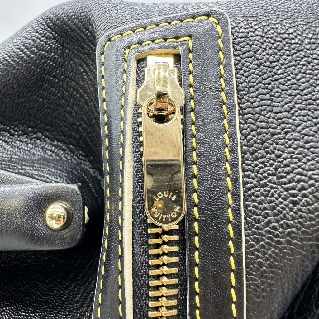 Louis Vuitton Black Suhali Leather Handbag