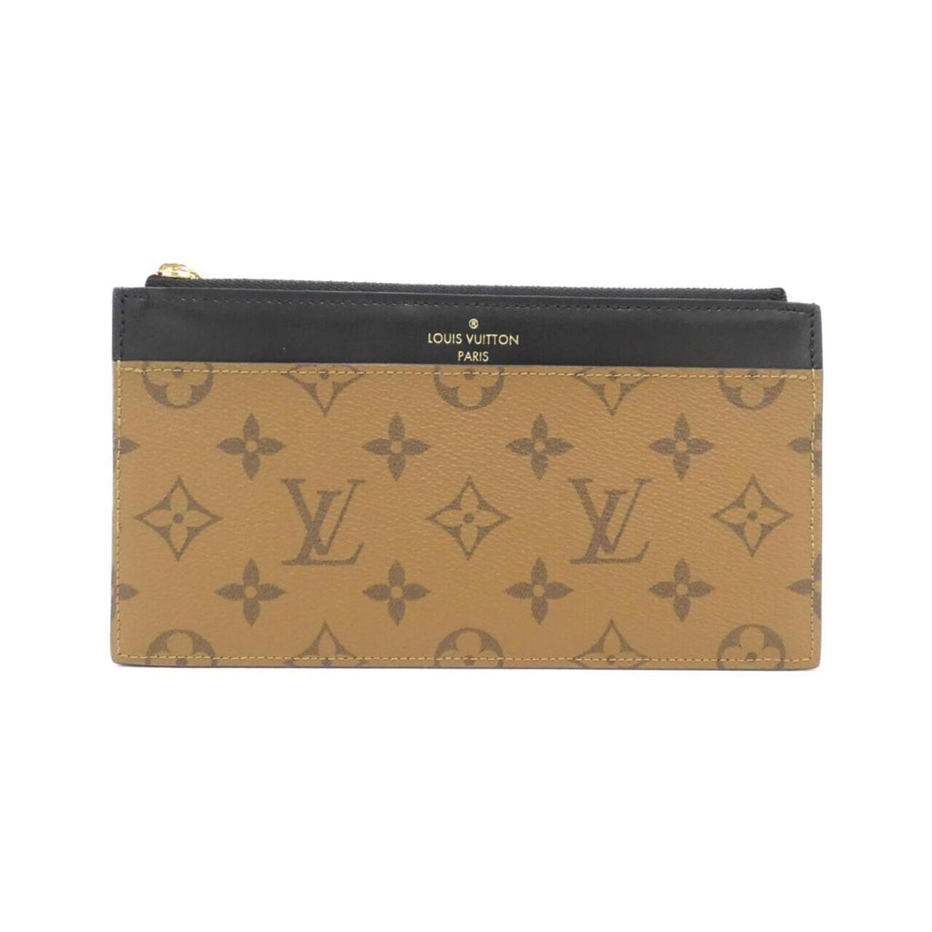 Louis Vuitton Marron Coated Canvas Long Wallet