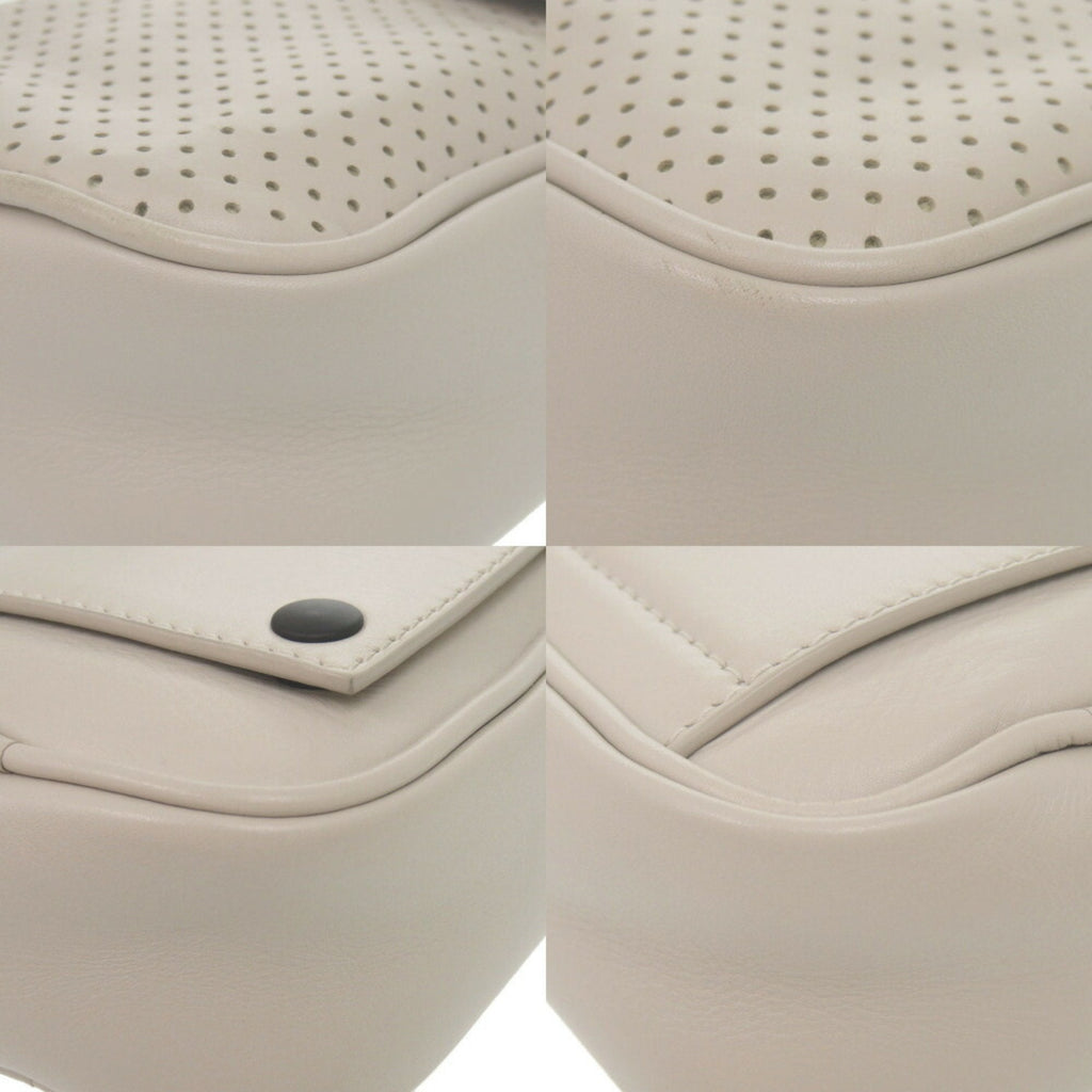Bottega Veneta Ivory Leather Shoulder Bag