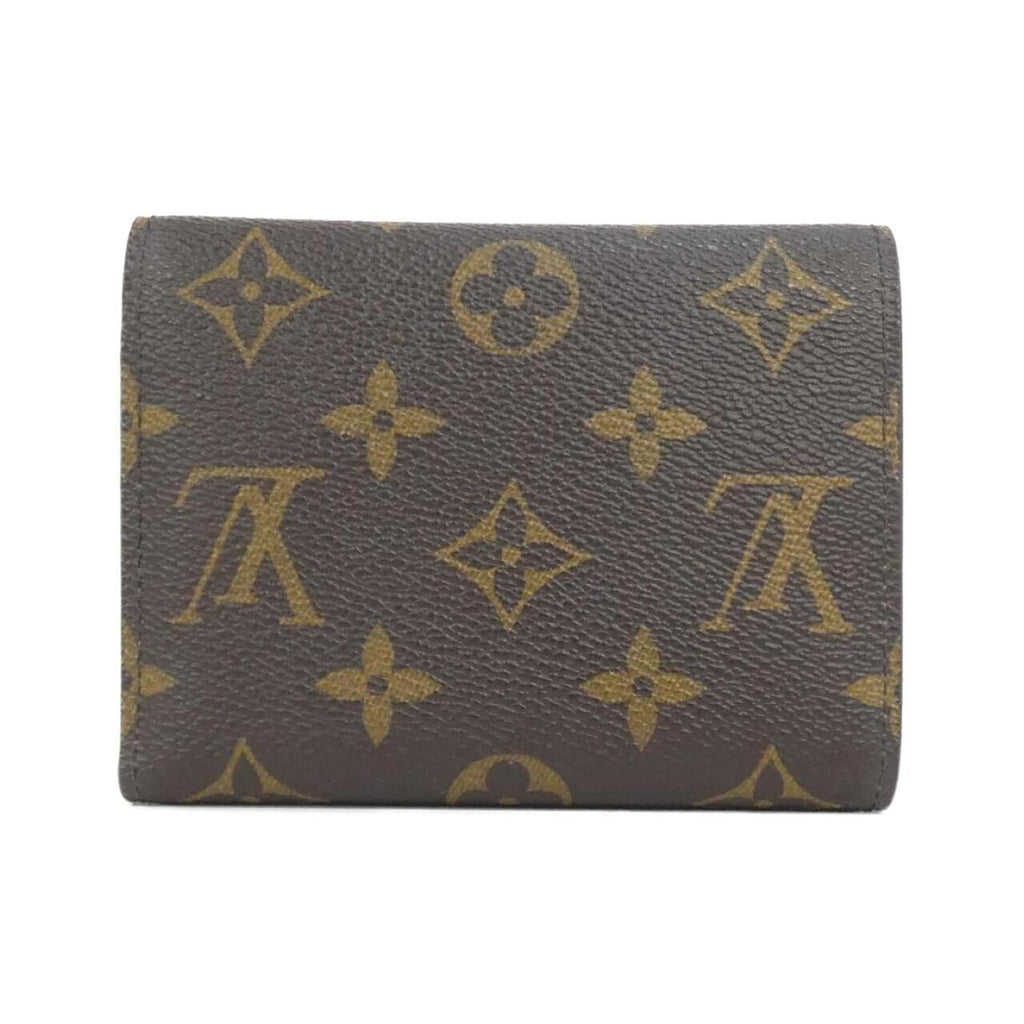 Louis Vuitton Fuchsia Marron Monogram Monogram Wallet (Tri-Fold)