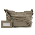 Balenciaga Grayish Leather Clutch Bag Pochette Shoulder
