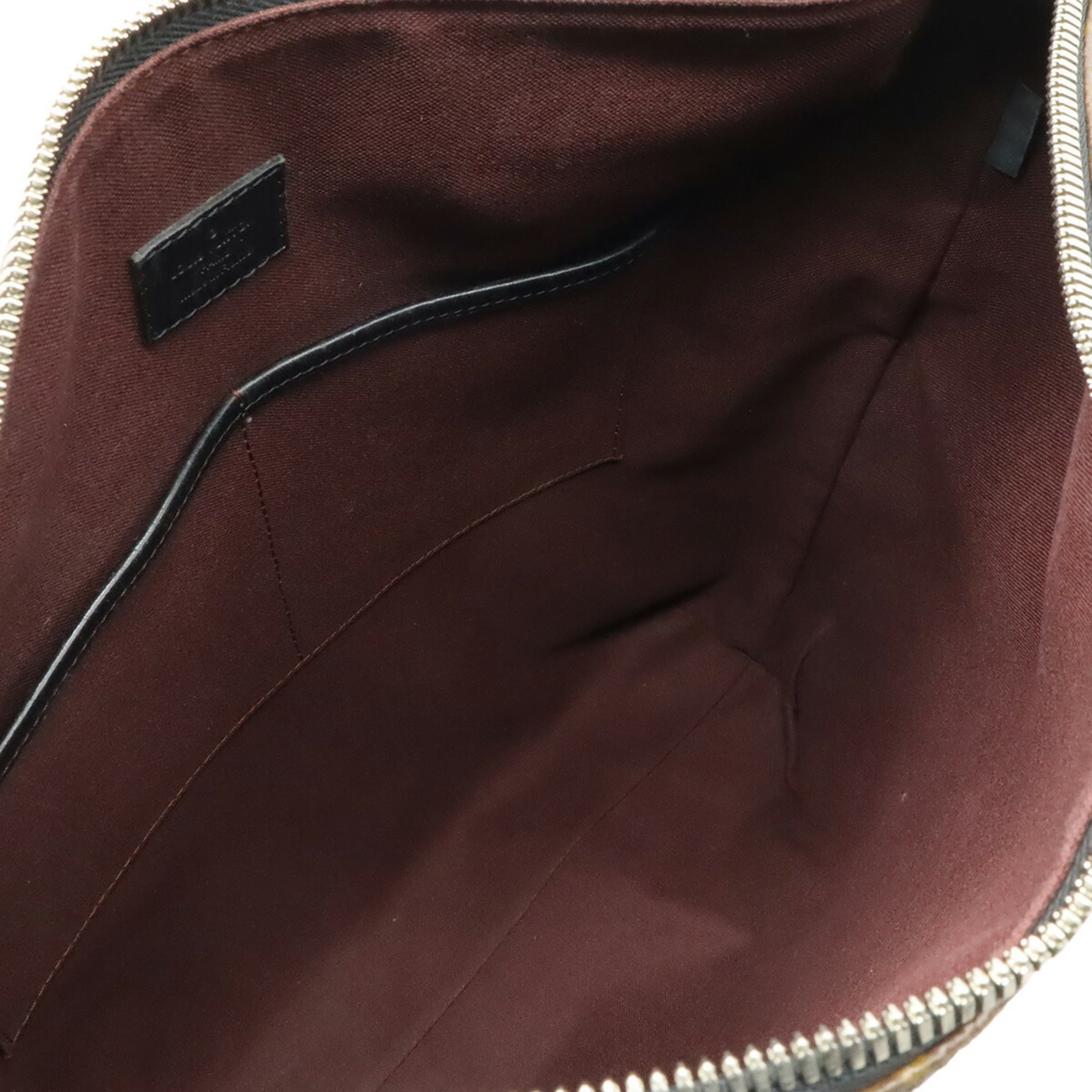 Louis Vuitton Black Brown Monogram Monogram Shoulder Bag Tote Bag