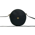 Gucci Black Leather Pochette Shoulder Bag (Pre-Owned)