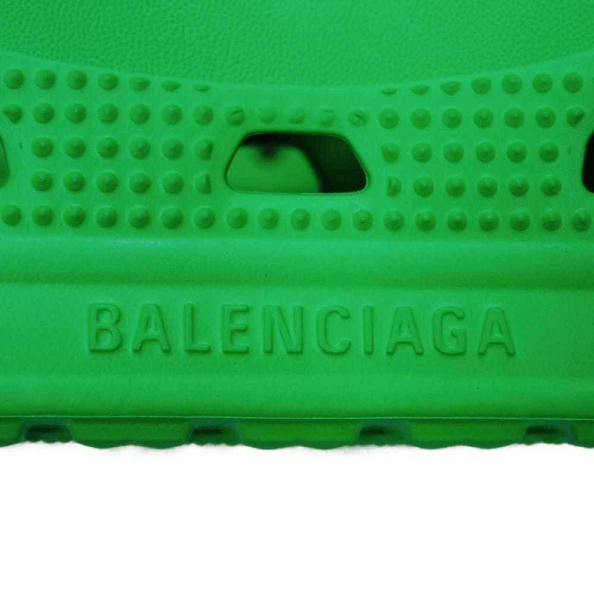 Balenciaga Green Rubber Pochette Shoulder