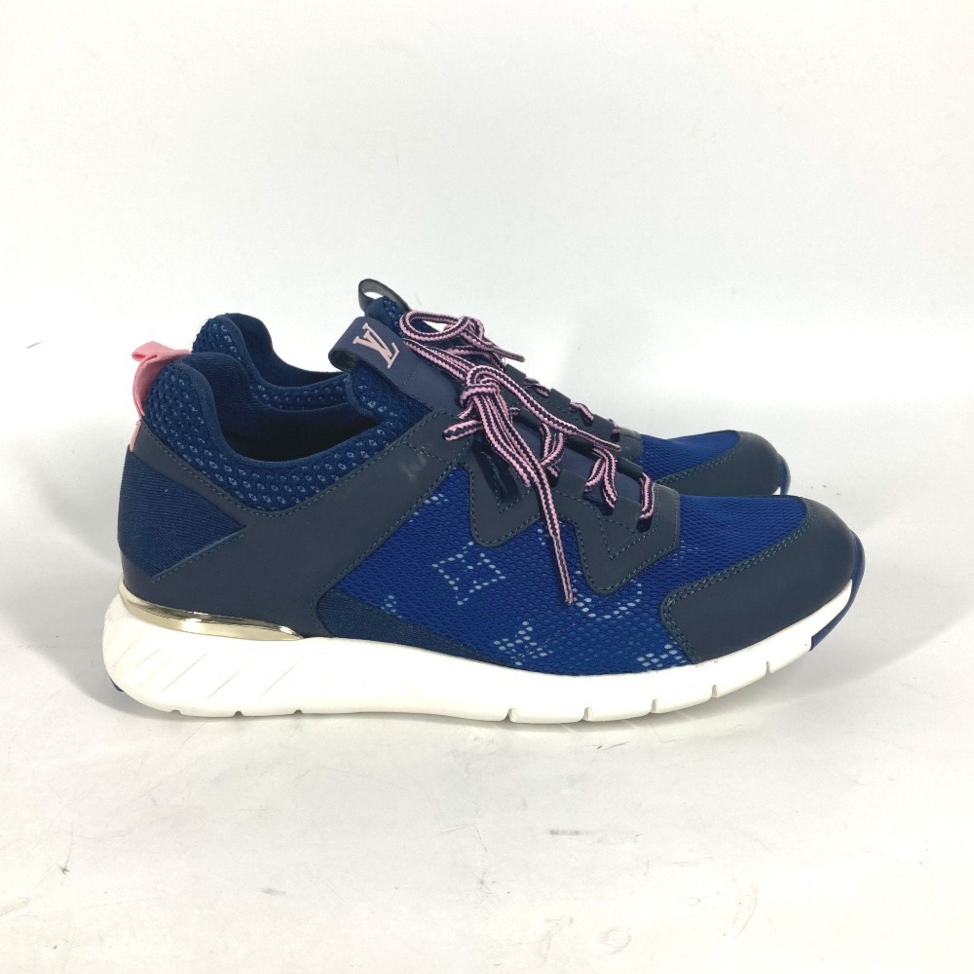 Louis Vuitton Blue Pink Sneakers
