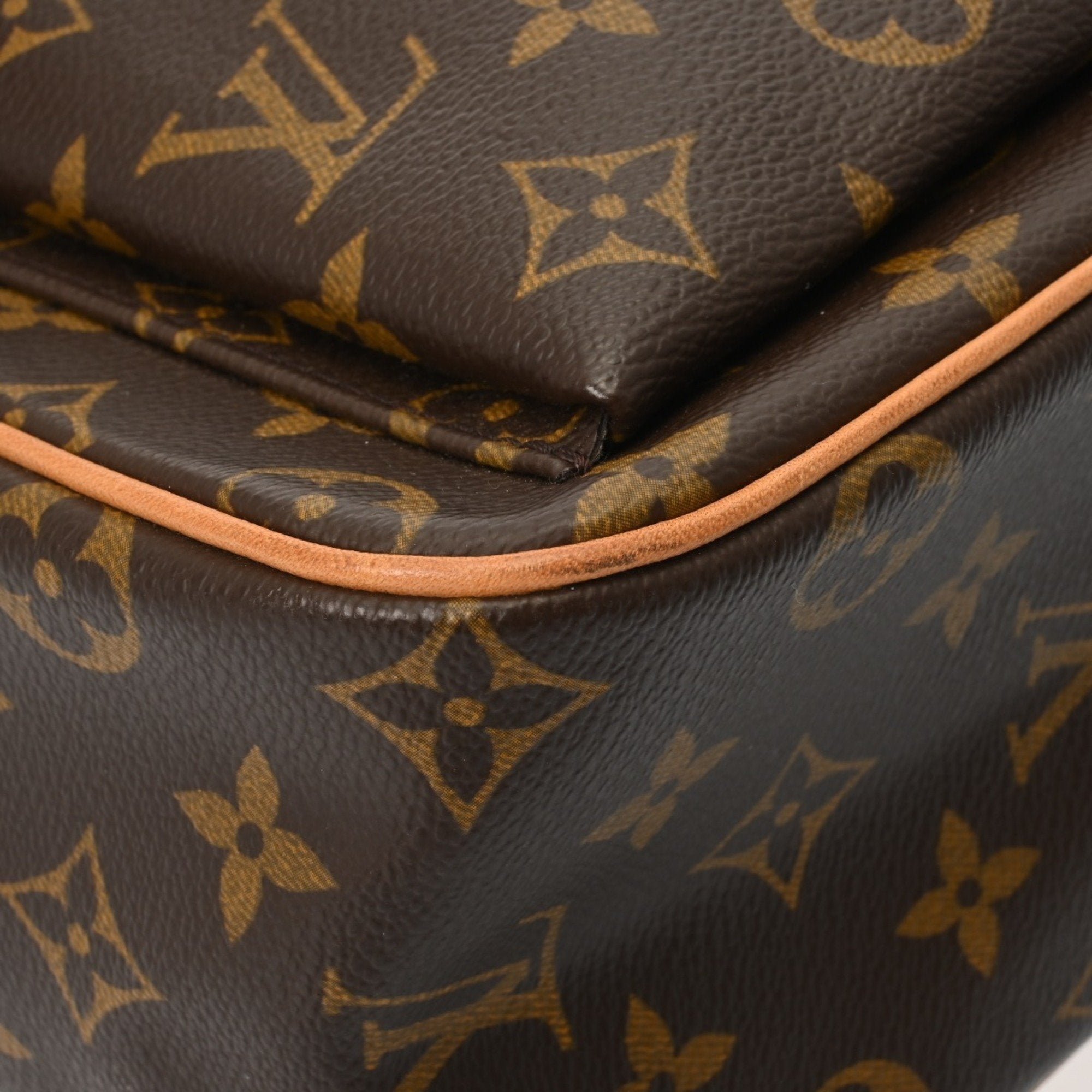 Louis Vuitton Brown Monogram Canvas Shoulder Bag
