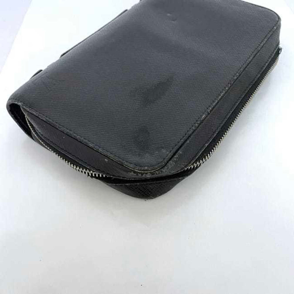 Louis Vuitton Ardoise Black Taiga Leather Long Wallet