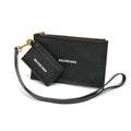 Balenciaga Black Leather Pouch