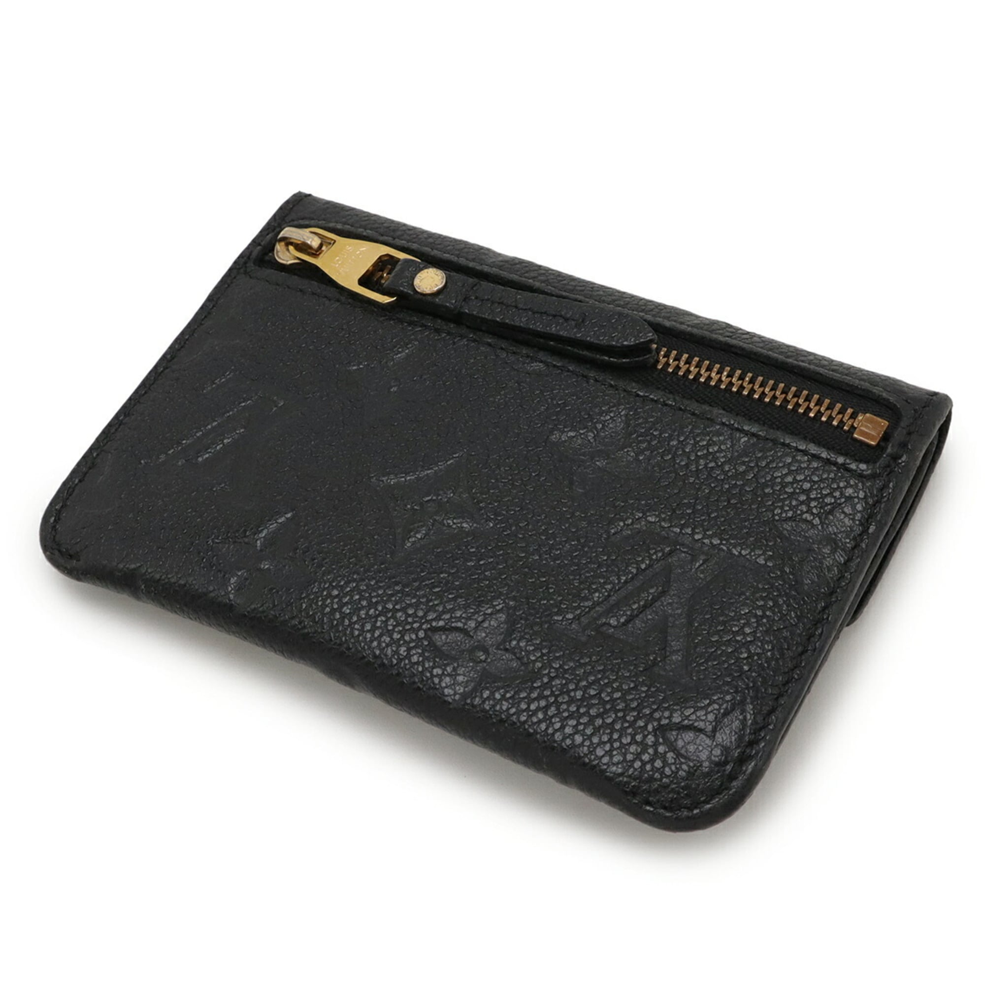 Louis Vuitton Monogram Empreinte Black Noir Monogram Empreinte Coin Purse/Coin Case