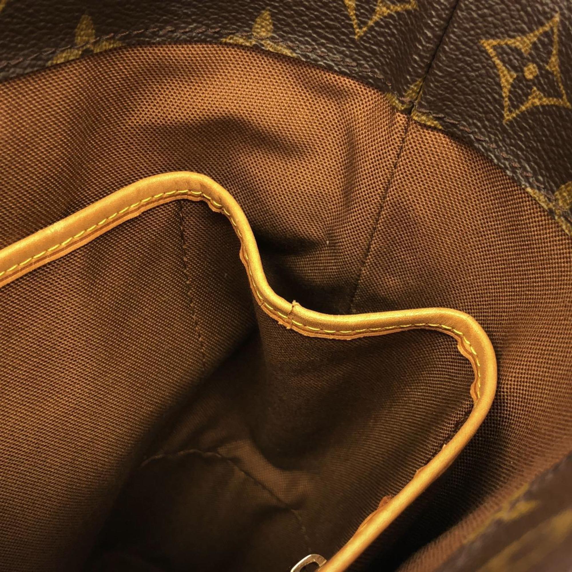 Louis Vuitton Marron Coated Canvas Handbag