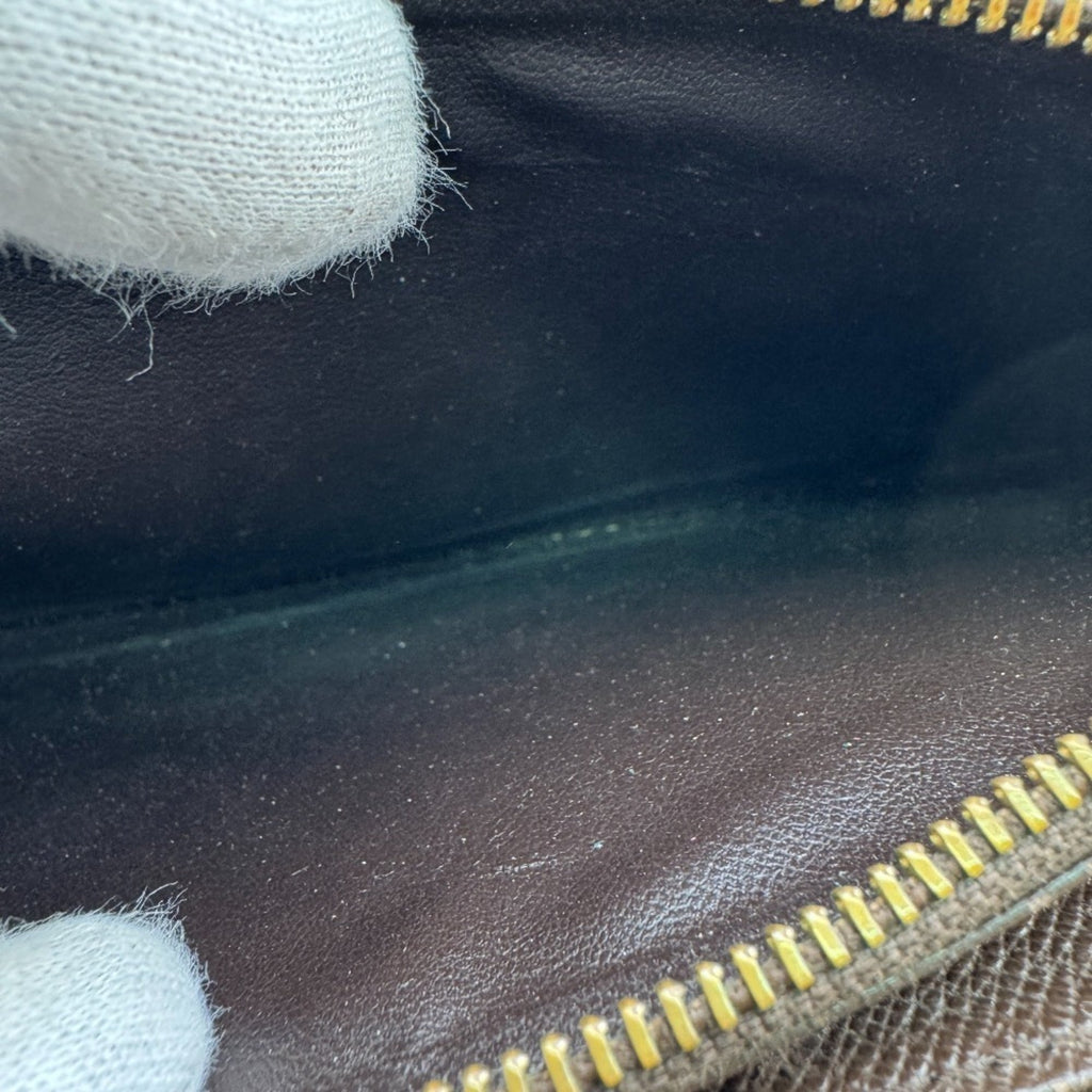 Louis Vuitton Damier Brown Leather Long Wallet
