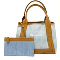 Balenciaga Blue Leather Tote