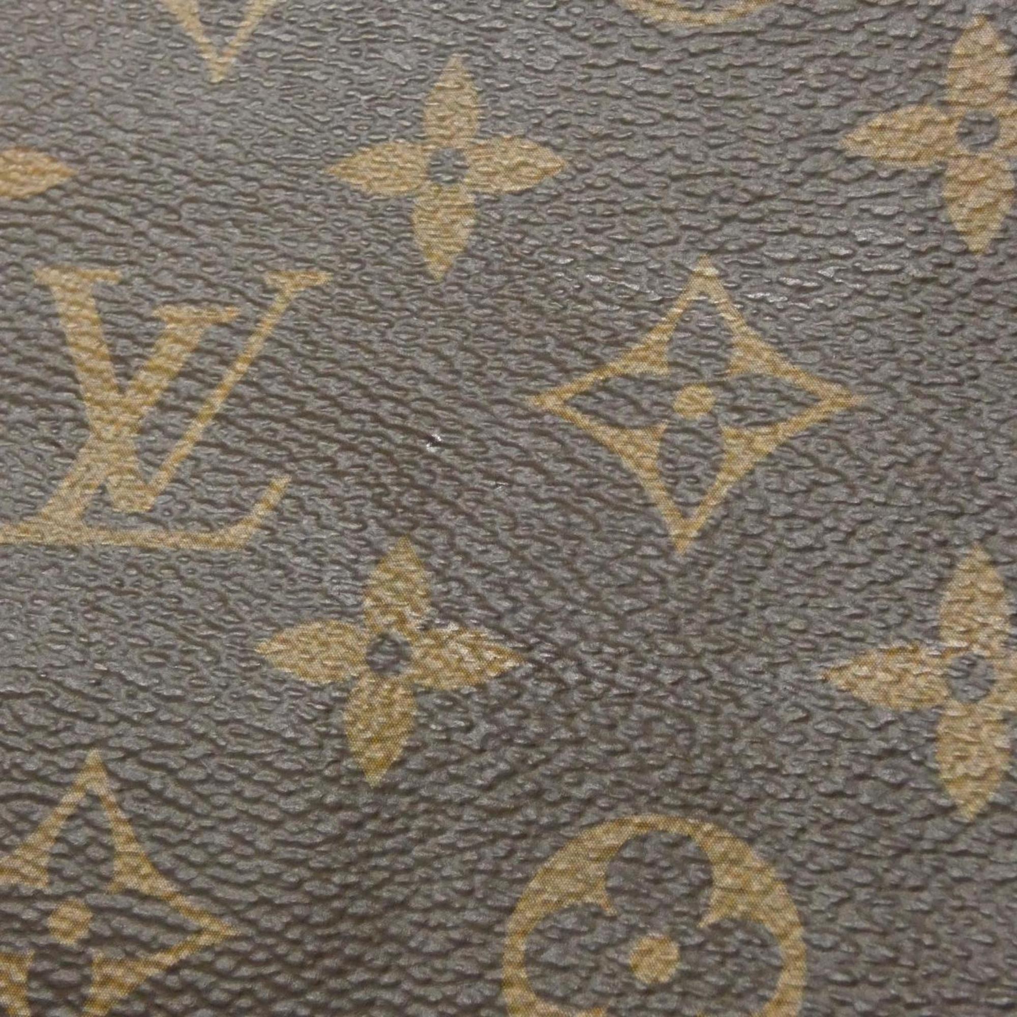 Louis Vuitton Black Marron Coated Canvas Shoulder Bag