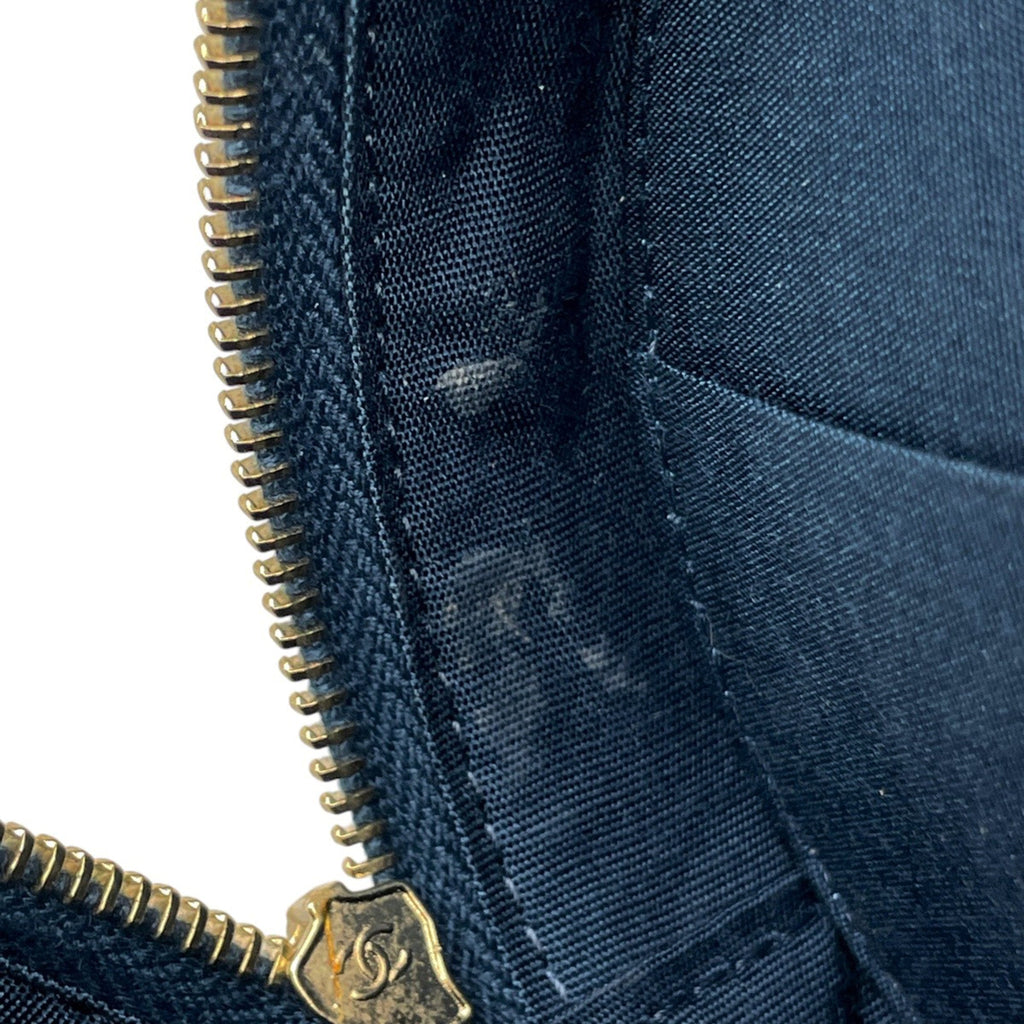 Chanel Blue Leather Shoulder Bag