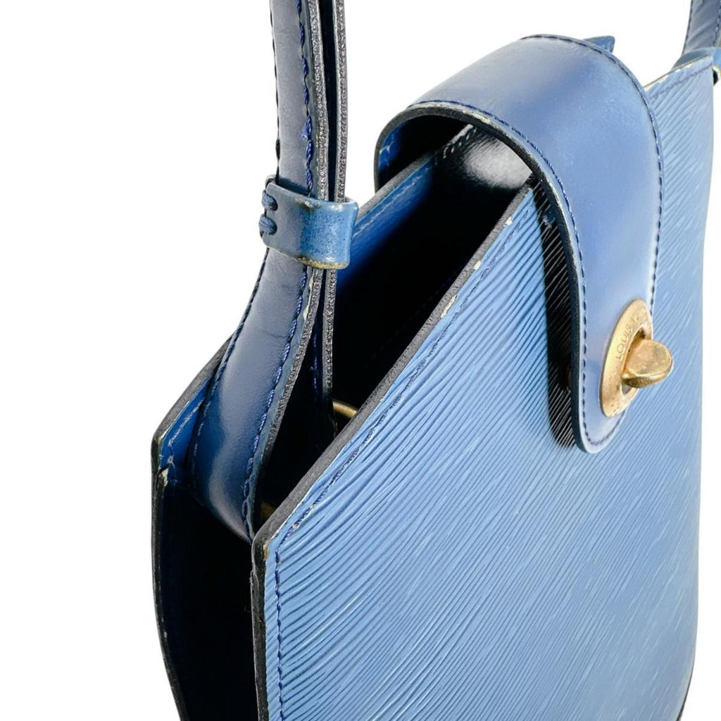 Louis Vuitton Blue Epi Leather Shoulder Bag