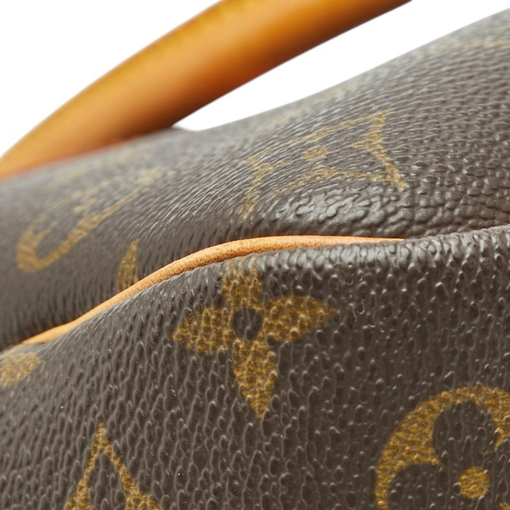 Louis Vuitton Brown Pvc Leather Handbag