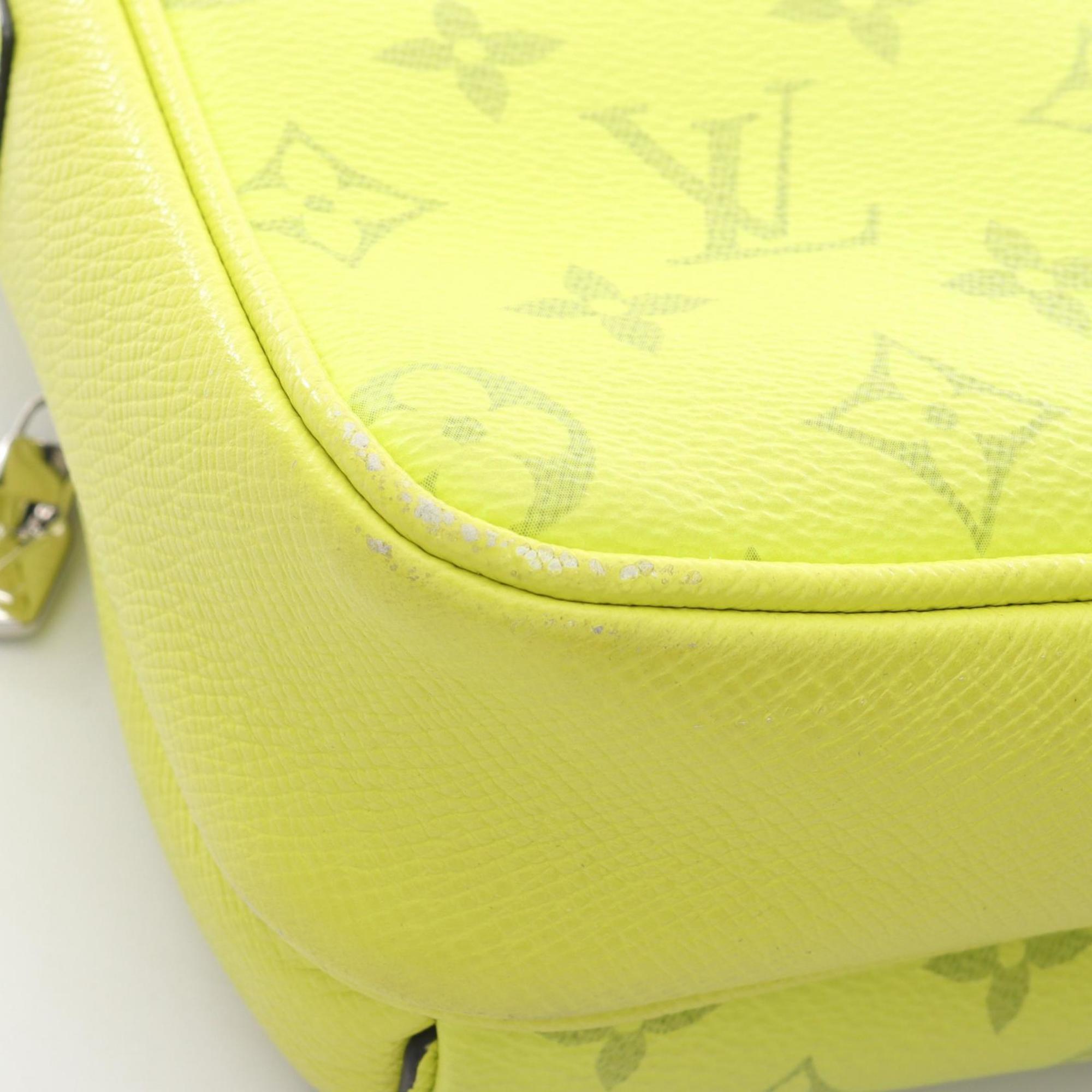 Louis Vuitton Jaune Yellow Coated Canvas Leather Shoulder Bag