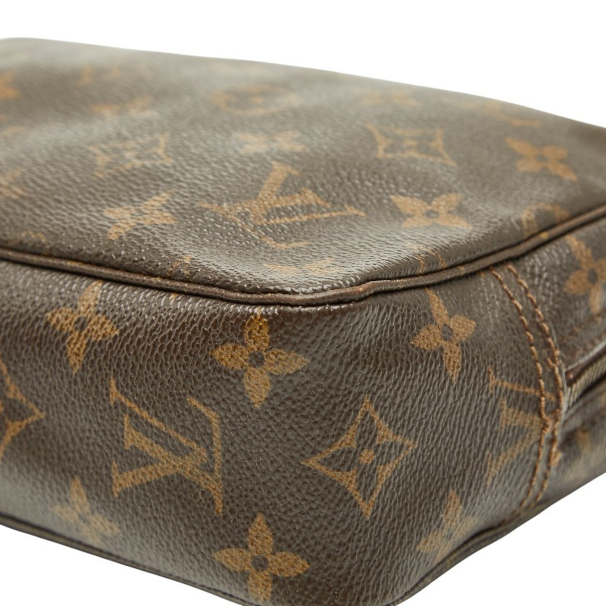 Louis Vuitton Monogram Brown Pvc Leather Pouch