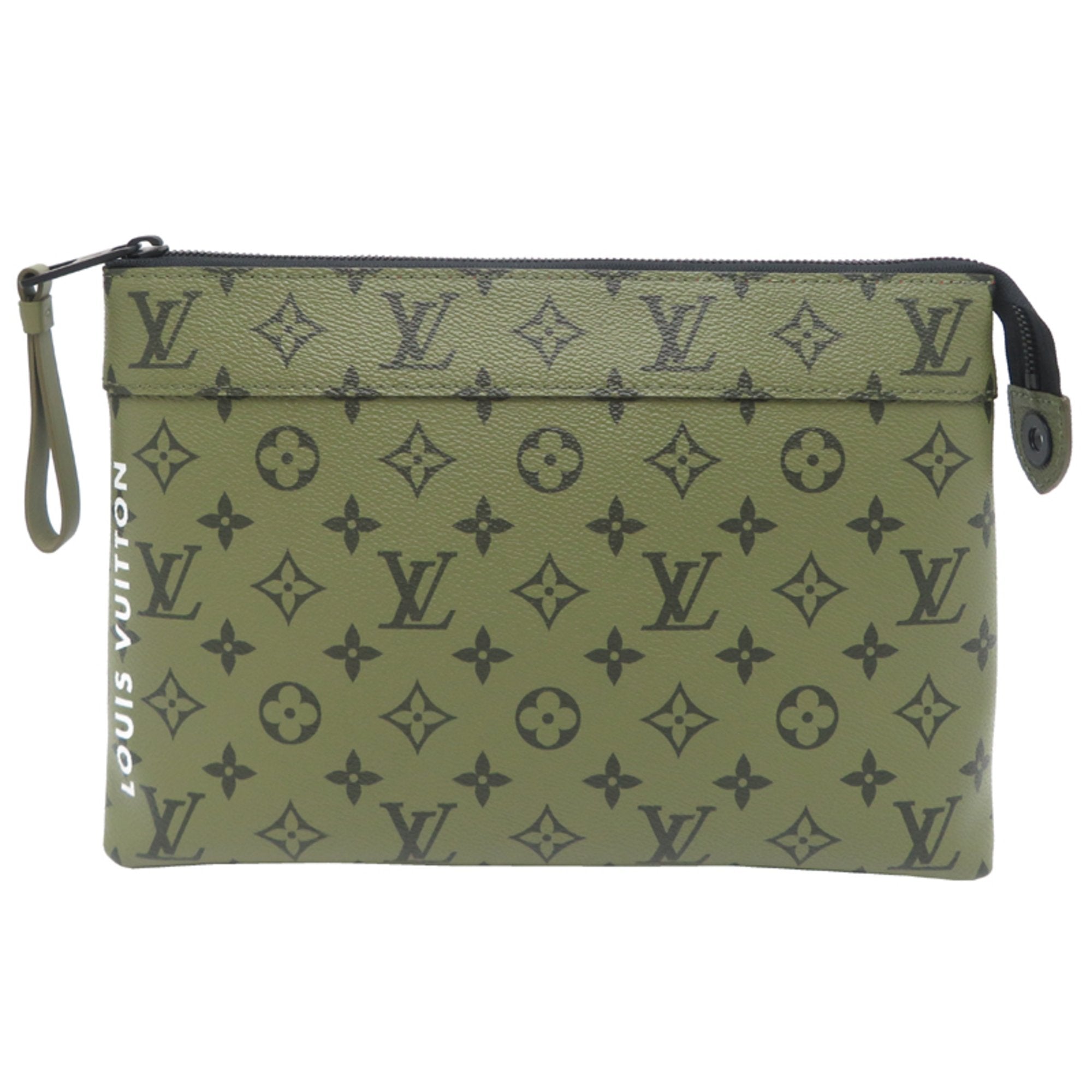 Louis Vuitton Monogram Green Monogram Clutch Bag
