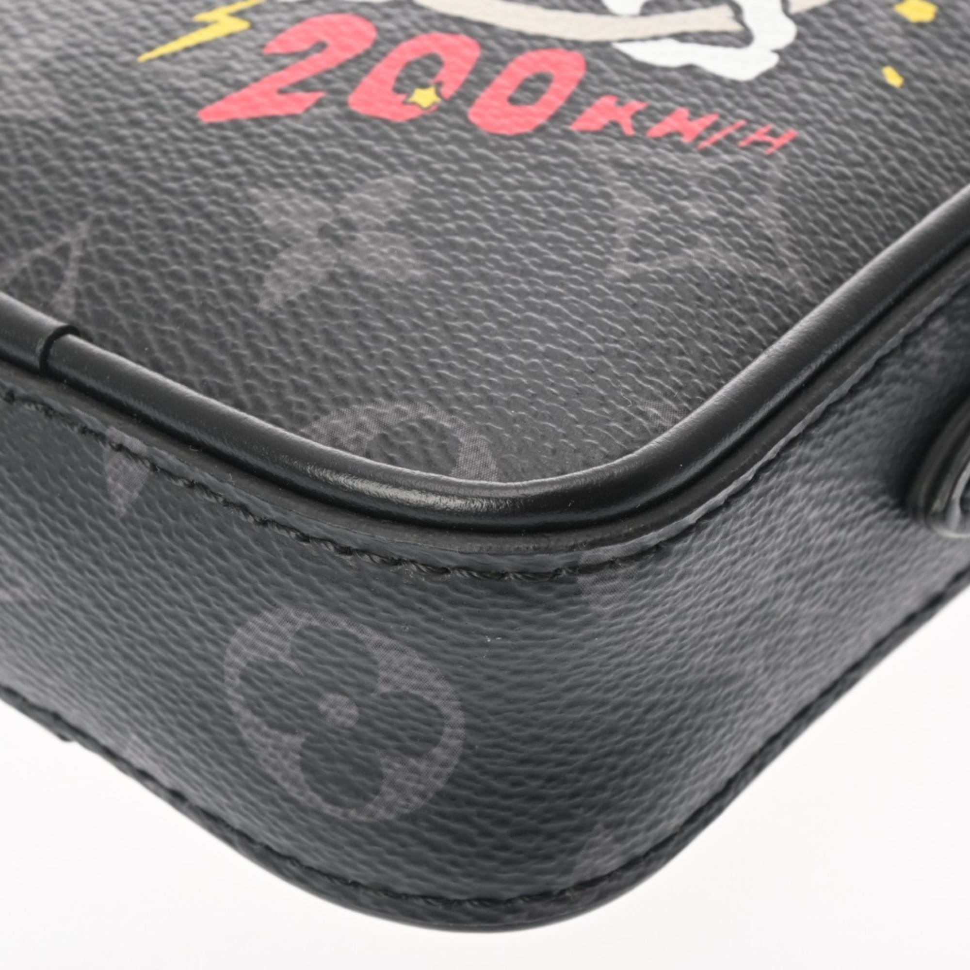 Louis Vuitton Black Monogram Eclipse Canvas Shoulder Bag