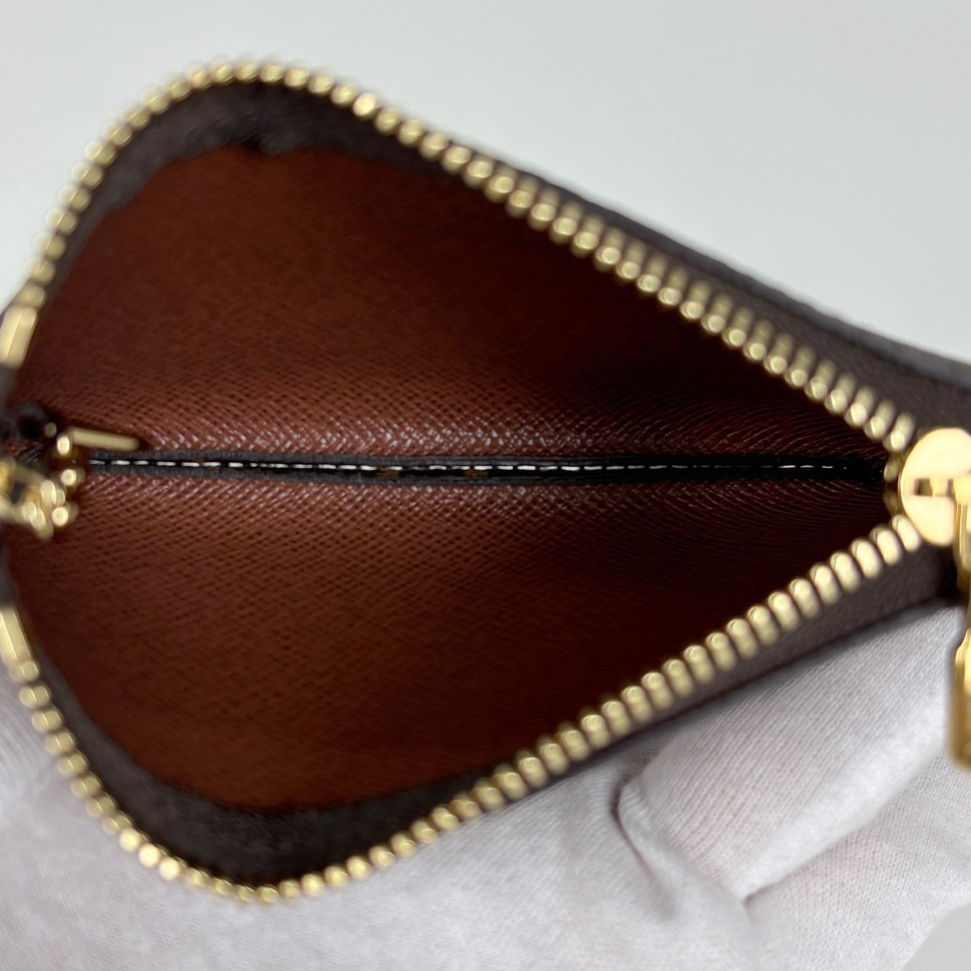 Louis Vuitton Brown Monogram Coin Purse/Coin Case