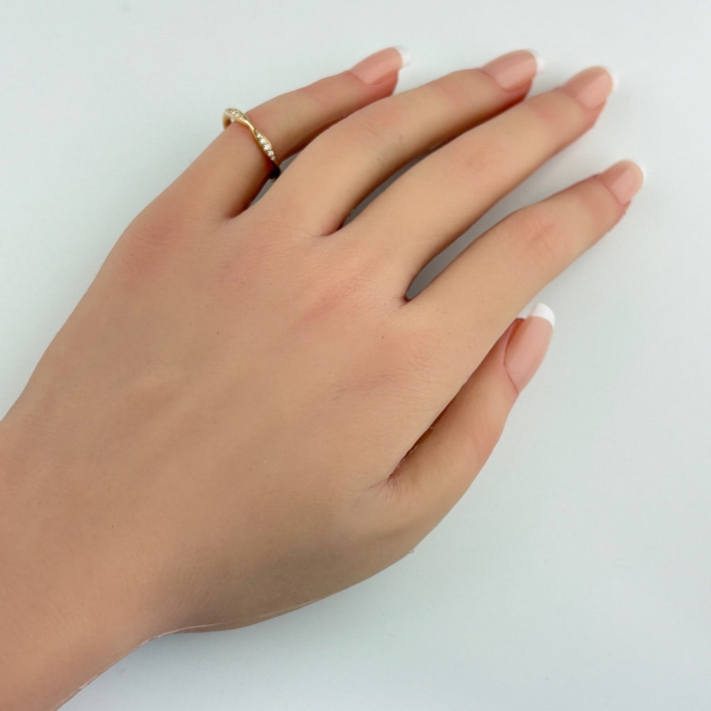 Chanel Camellia Pink Gold (18K) Band Ring