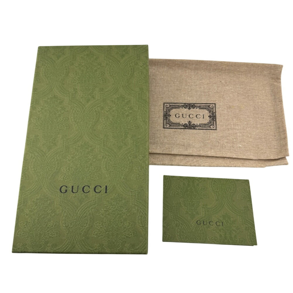 Gucci Black Leather Long Wallet (Bi-Fold) (Pre-Owned)