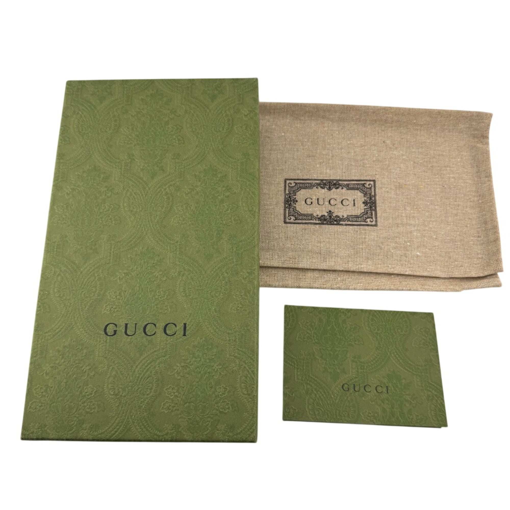 Gucci Black Leather Long Wallet (Bi-Fold) (Pre-Owned)