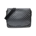 Louis Vuitton Dark Gray Graphite Gray Coated Canvas Shoulder Bag