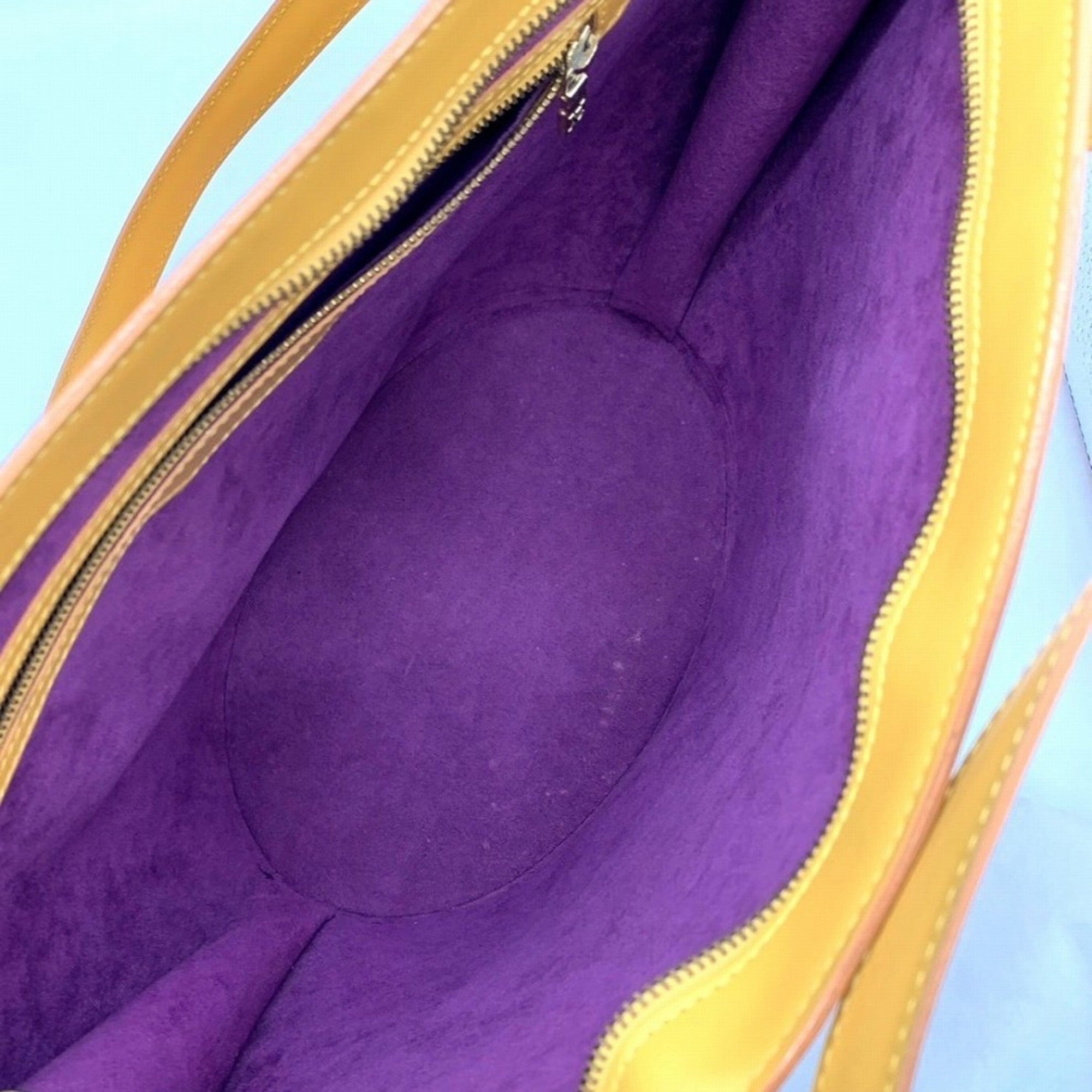 Louis Vuitton Epi Yellow Epi Leather Shoulder Bag