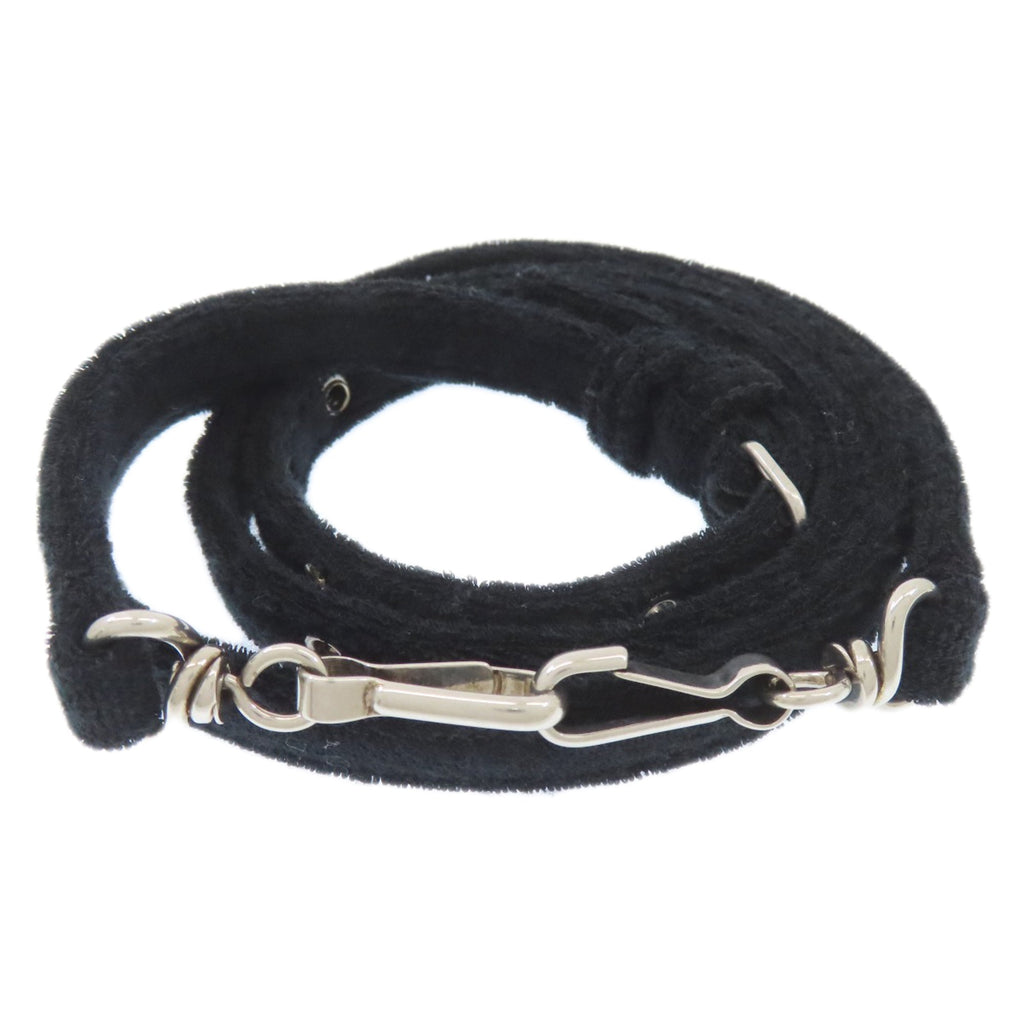Balenciaga Black Pile Fabric Hand