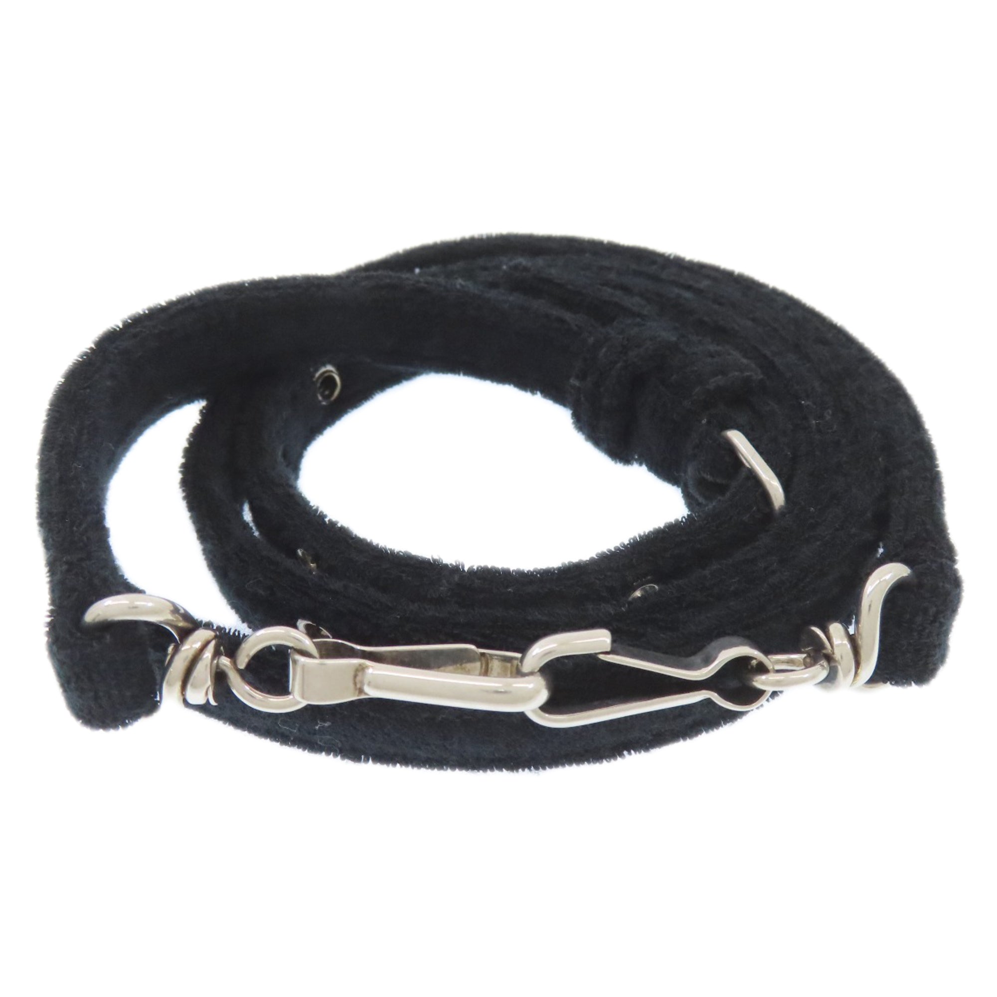 Balenciaga Black Pile Fabric Hand