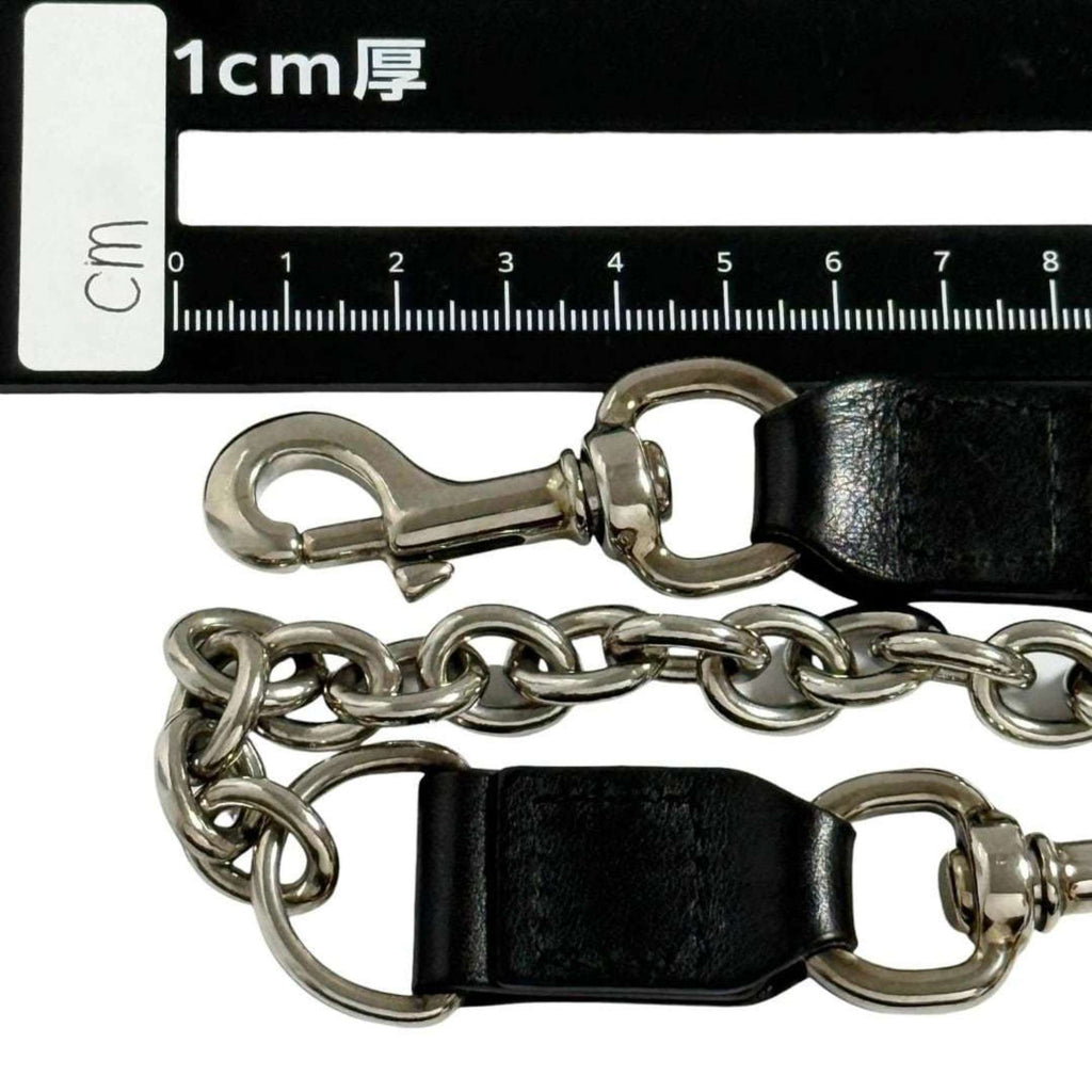 Gucci Leather Metal Chain/Shoulder Wallet (Pre-Owned)