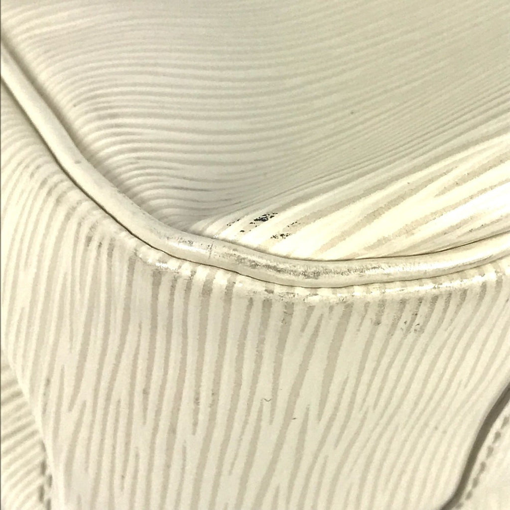 Louis Vuitton Epi White Epi Leather Handbag Tote Bag