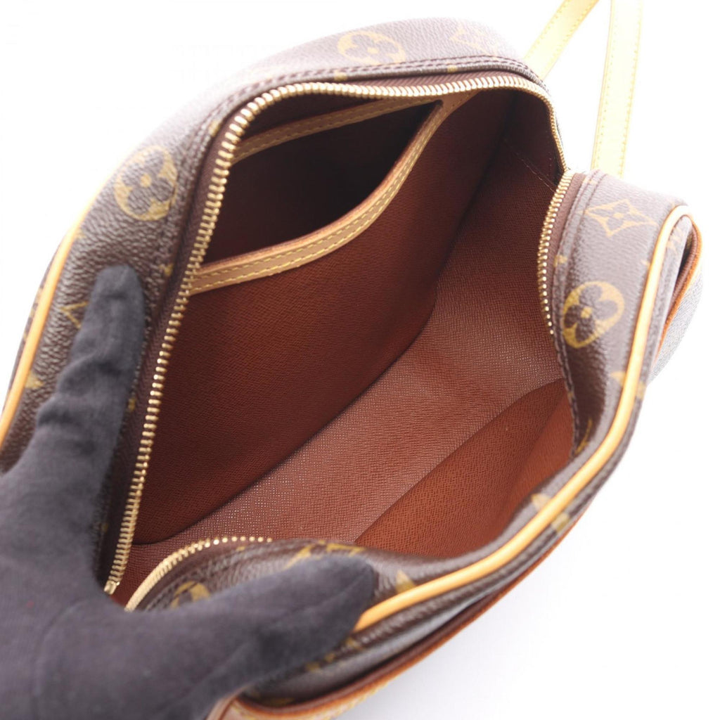 Louis Vuitton Brown Coated Canvas Monogram Pvc Leather Shoulder Bag