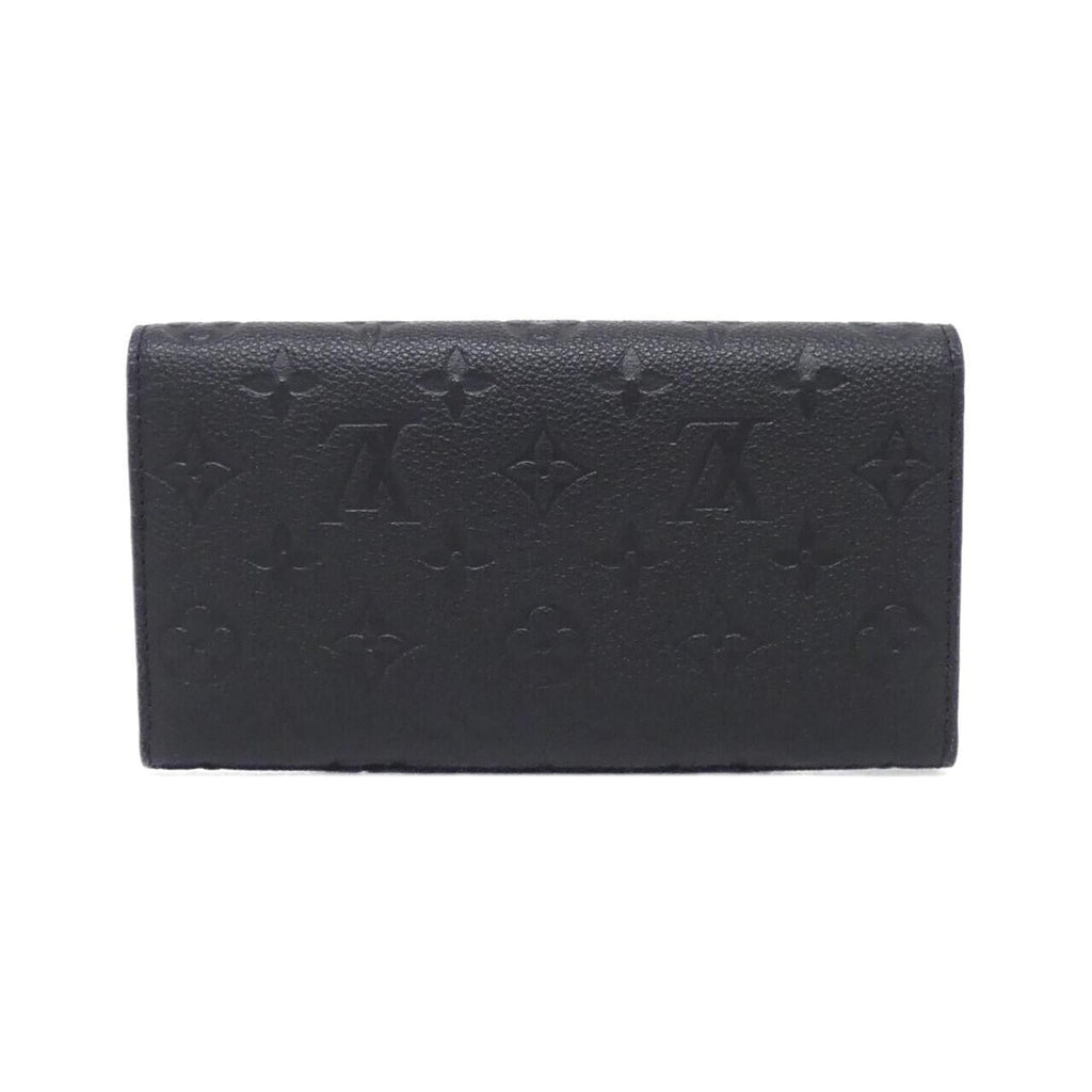 Louis Vuitton Black Monogram Empreinte Long Wallet