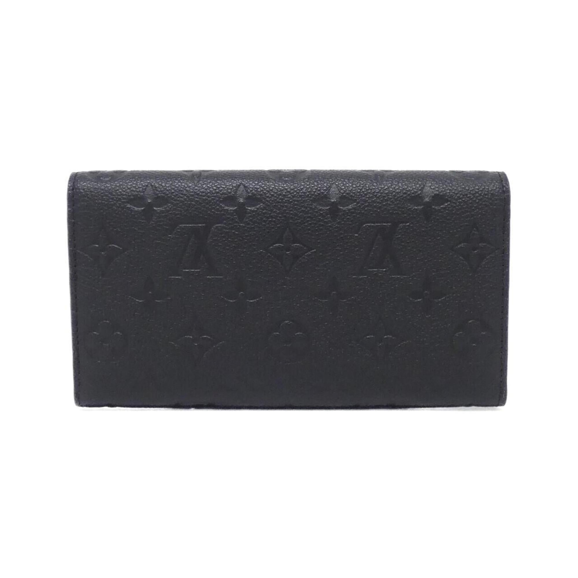 Louis Vuitton Black Monogram Empreinte Long Wallet