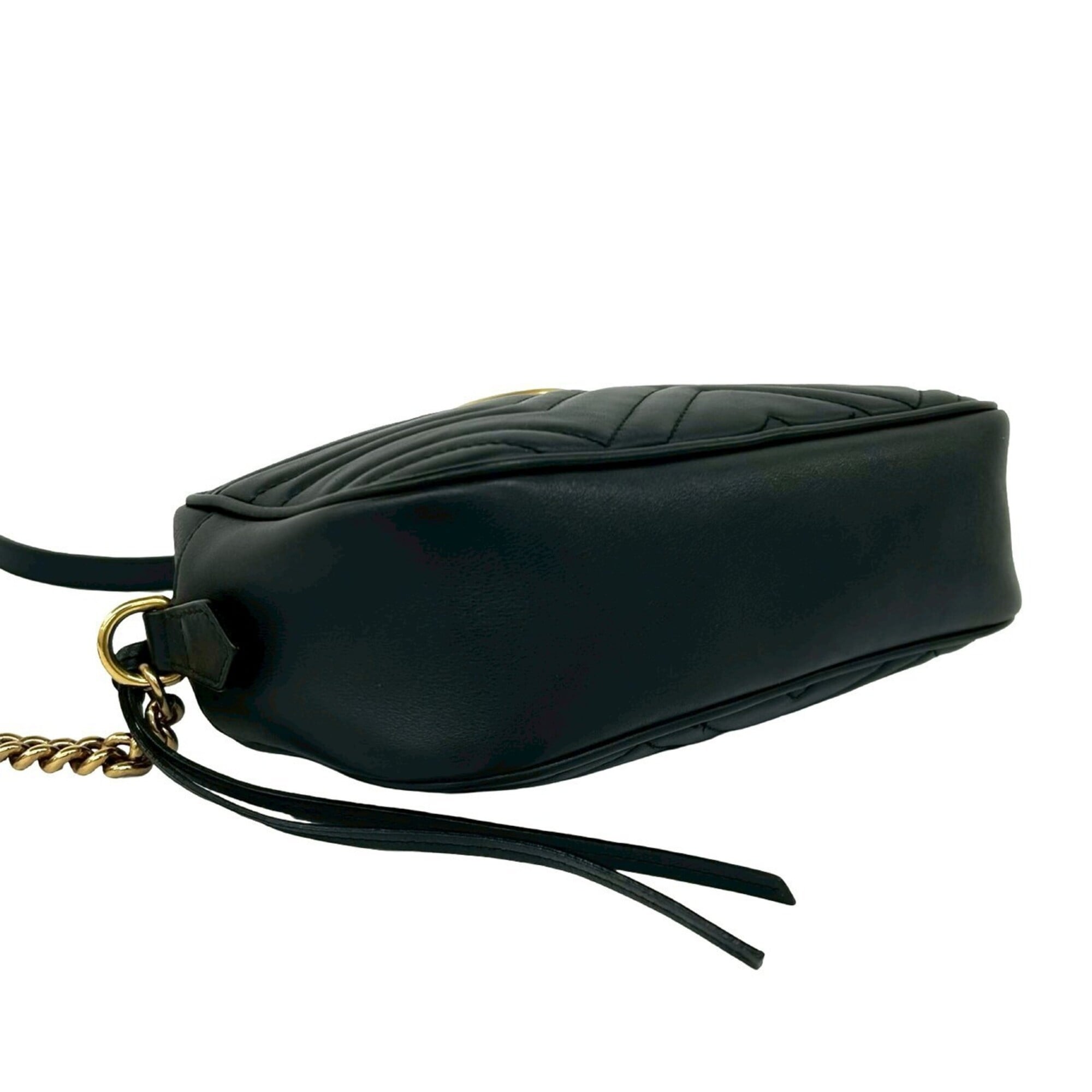 Gucci Black Leather Shoulder Bag (Pre-Owned)