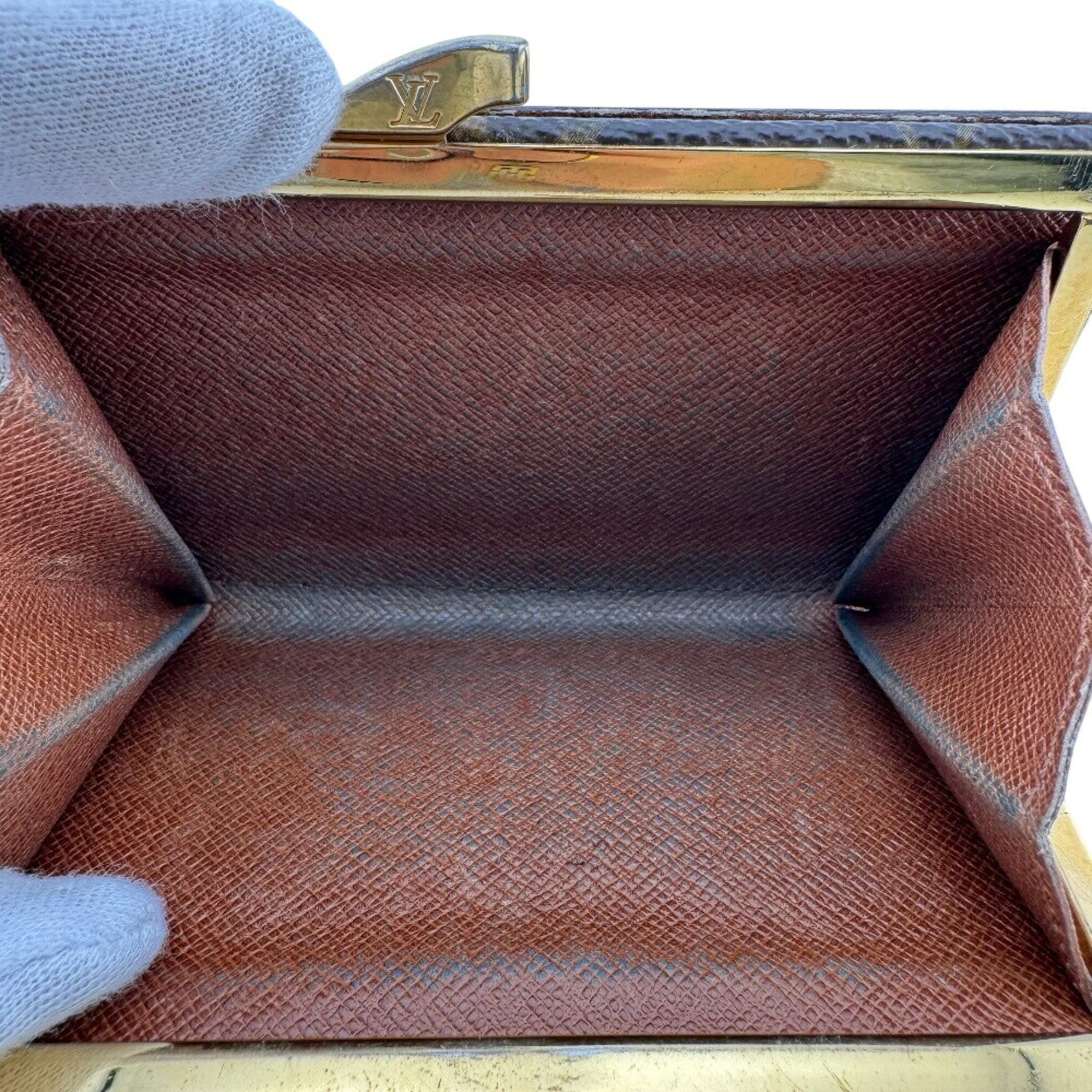 Louis Vuitton Monogram Brown Leather Wallet