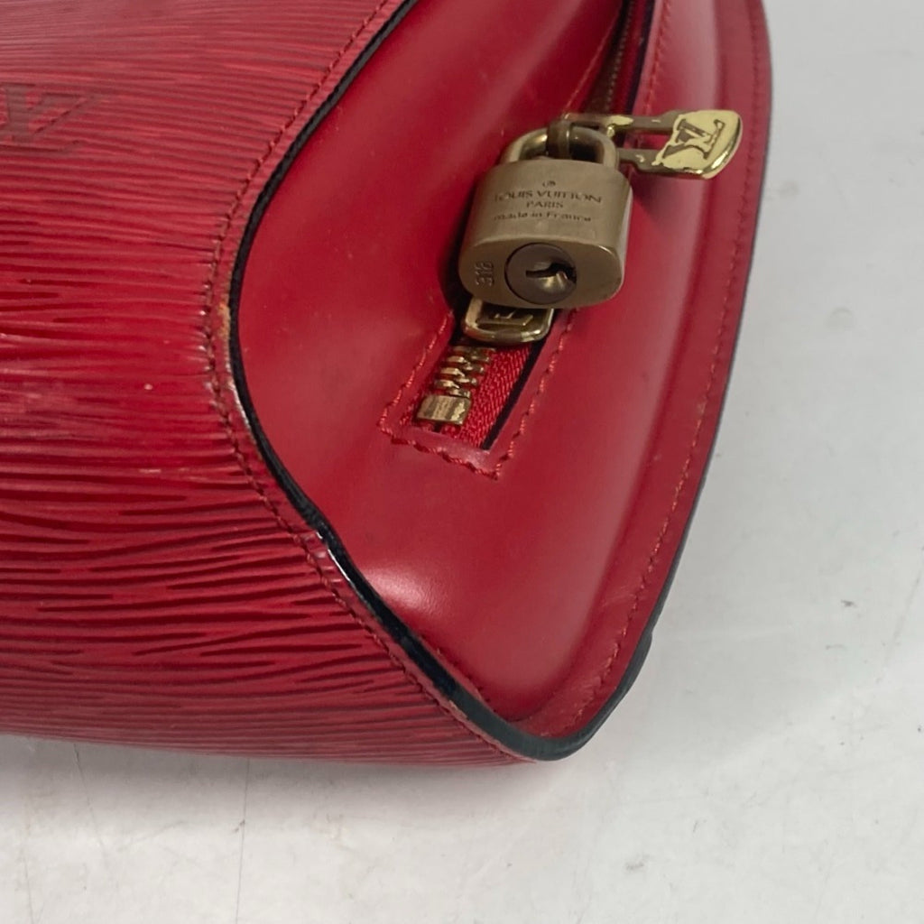 Louis Vuitton Red Color Epi Leather Backpack