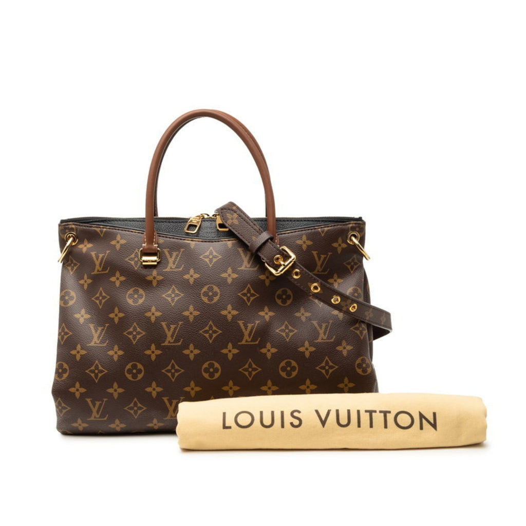 Louis Vuitton Black Brown Monogram Monogram Handbag Shoulder Bag