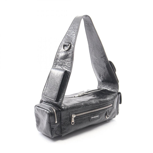 Balenciaga Black Leather Handbag Shoulder
